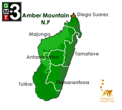 Amber National Park location map