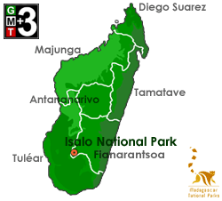 Isalo National Park location map