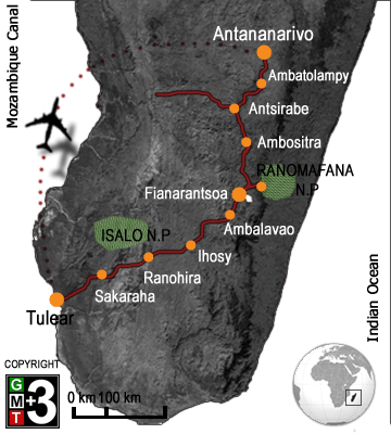 The Classical RN7 to Tulear map